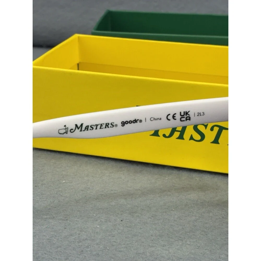 Goodr x Masters Leaderboard Green Polarized Sunglasses Box & Pouch
